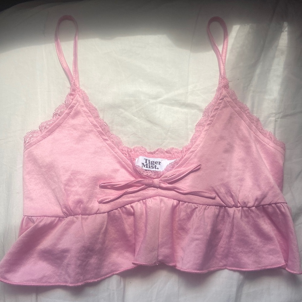 Tiger Mist pink cami top